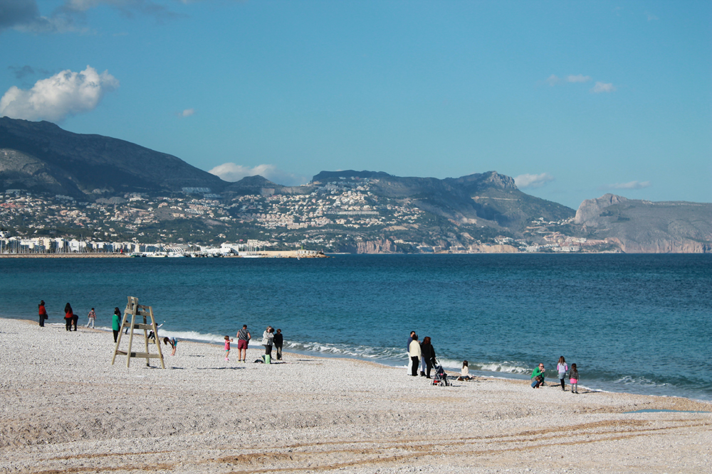 photo de la plage d'Albir